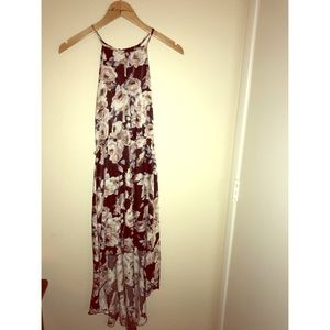 Floral High/Low Dress